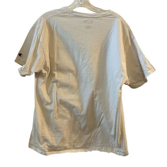 Champion Men's Graphic Print T-Shirt White Size L Short Sleeve - Picture 7 of 8